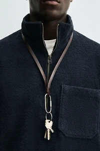 VESTE KANGOUROU TEXTURÉE