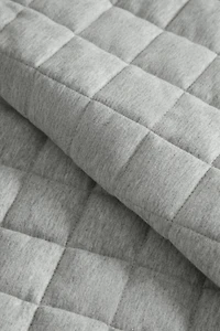 ÉDREDON JERSEY CHINÉ GRIS