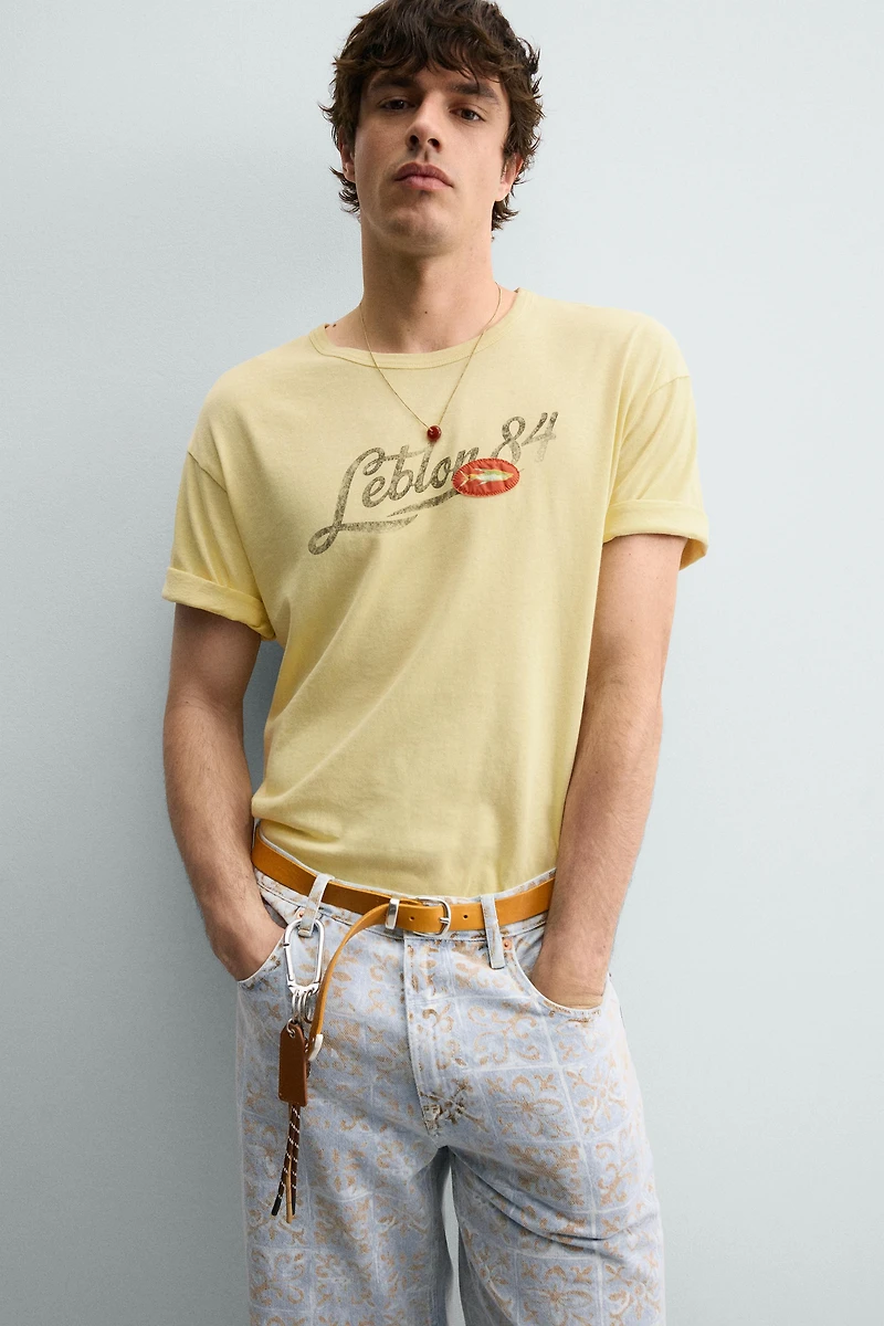 WASHED LEBLON T-SHIRT