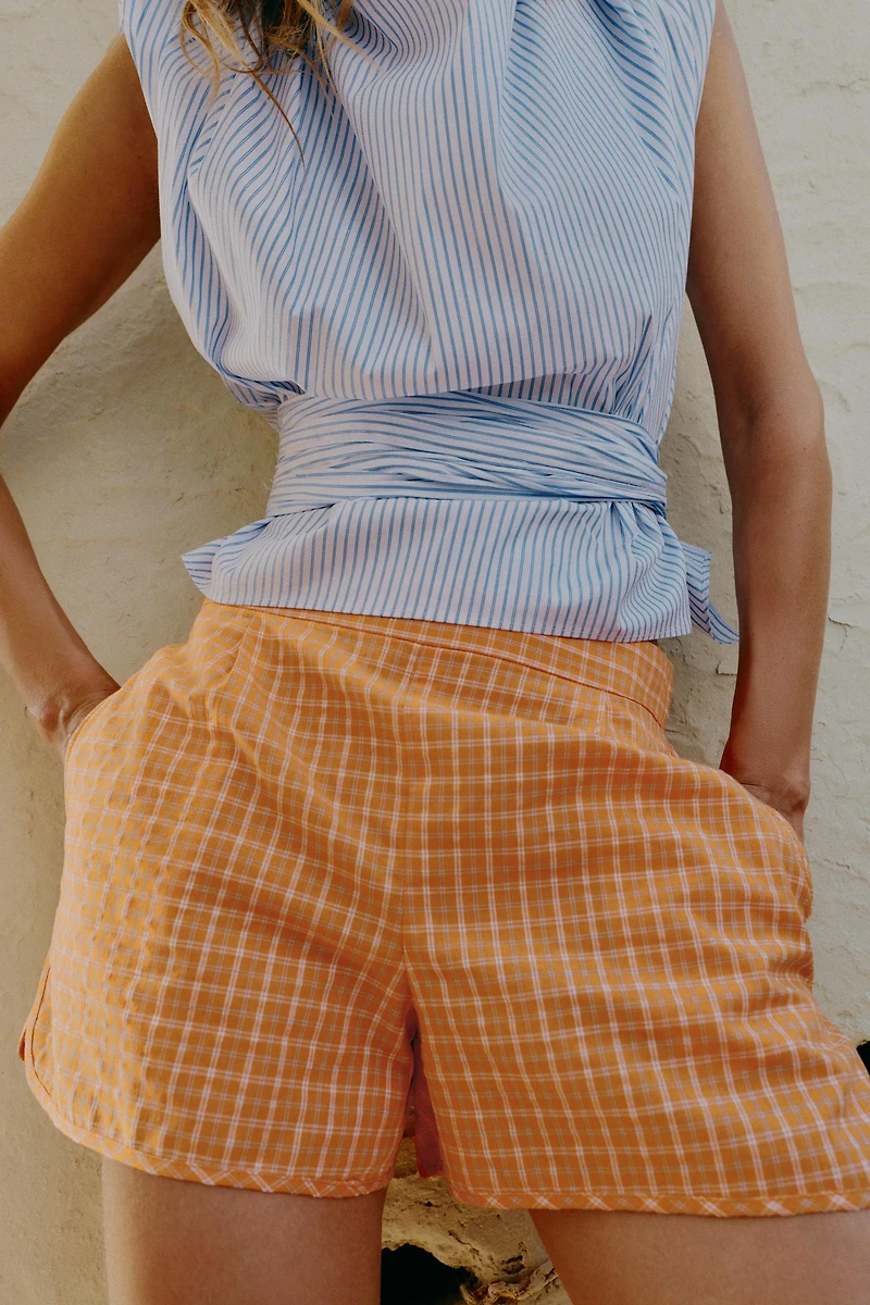 PLAID SHORTS