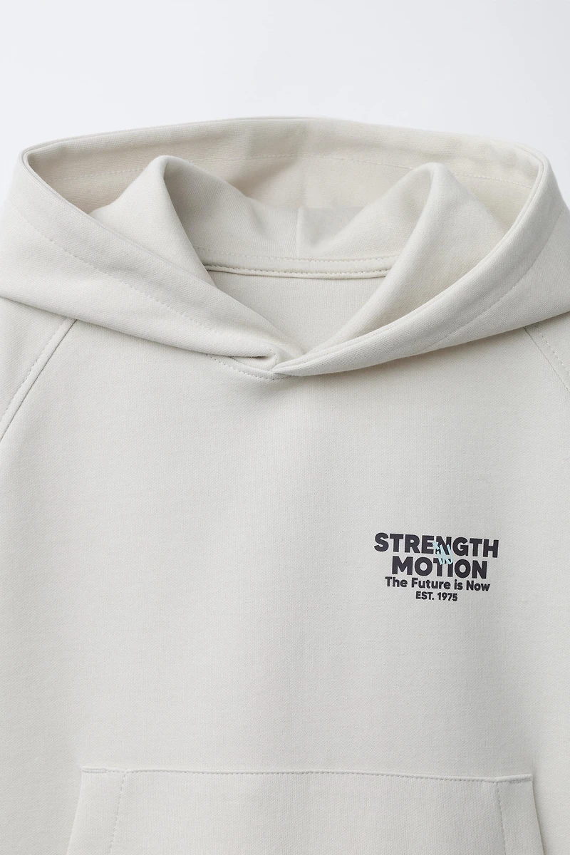 INTERLOCK SWEATSHIRT AND JOGGER SET