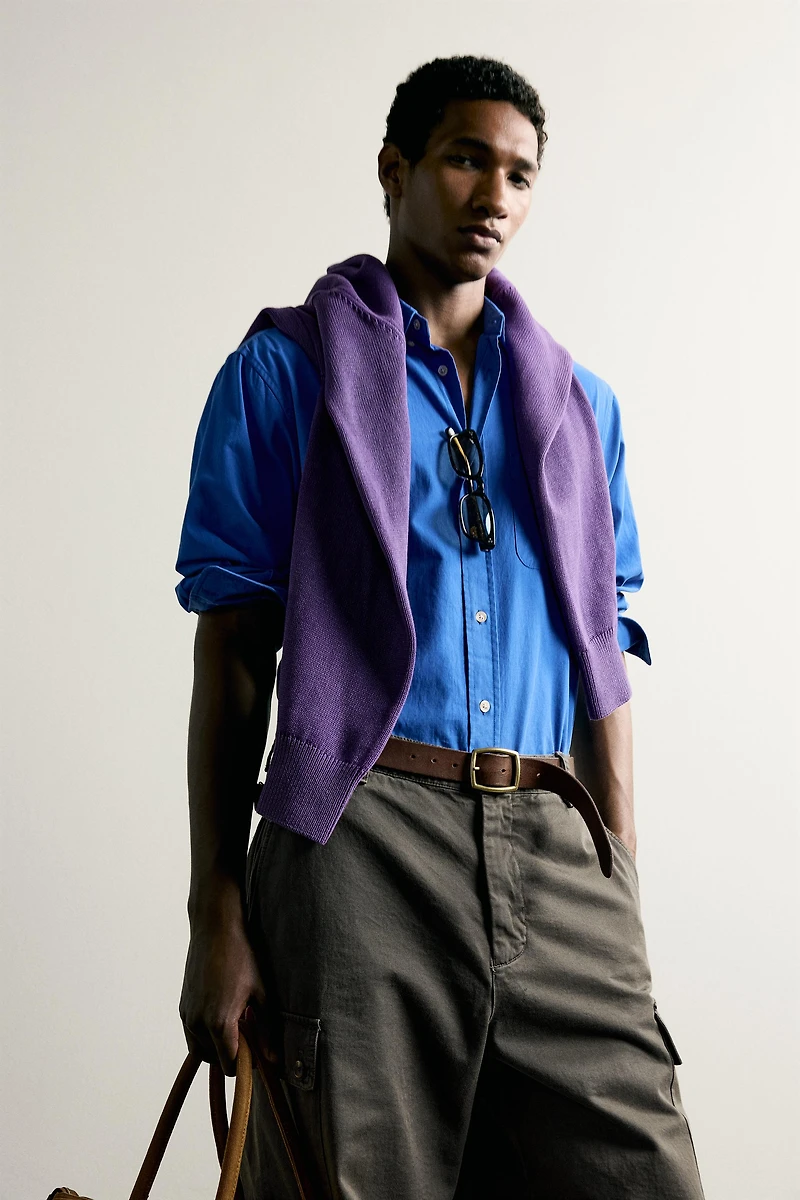COTTON RELAXED FIT SHIRT