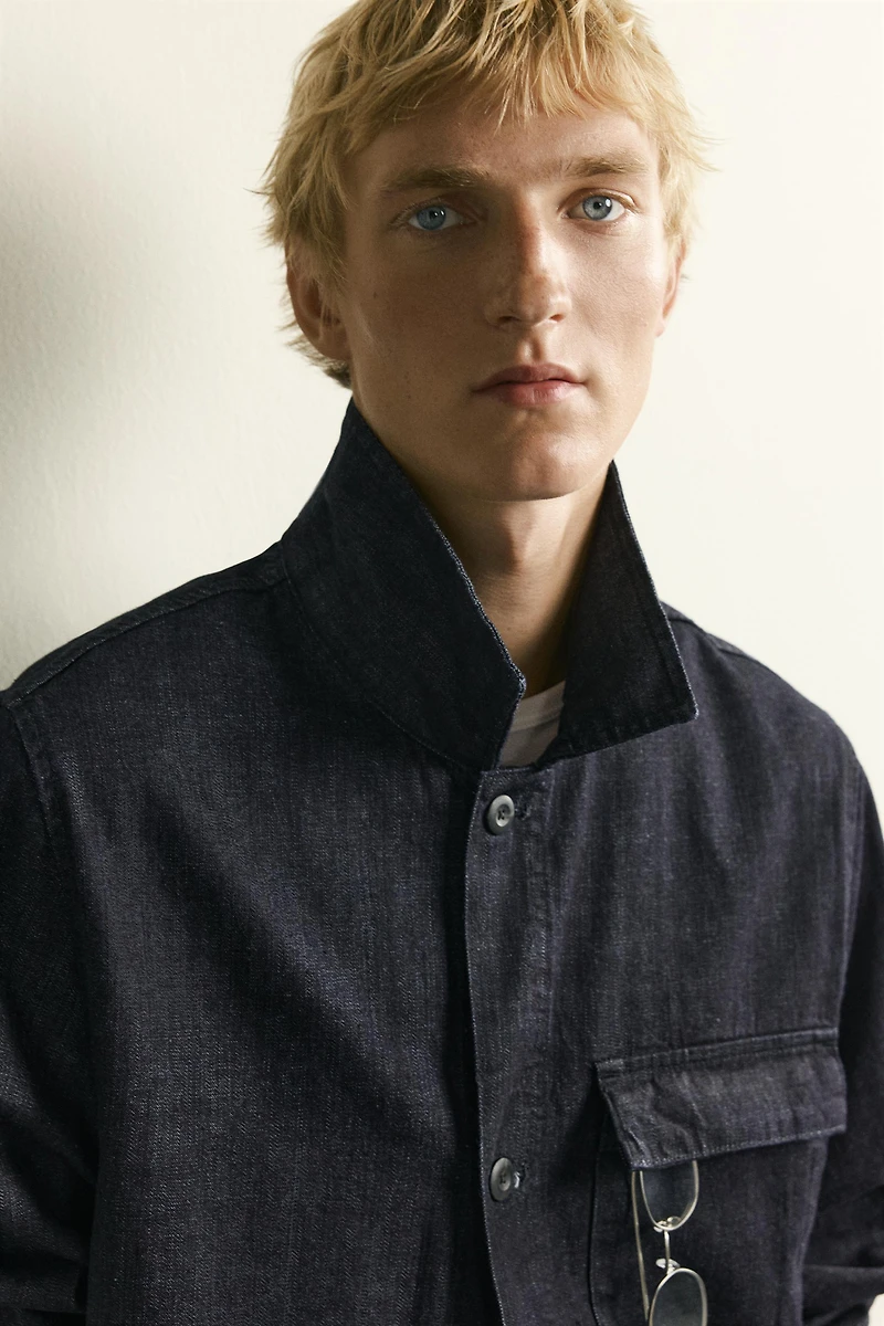 SURCHEMISE EN DENIM COUPE RELAXED