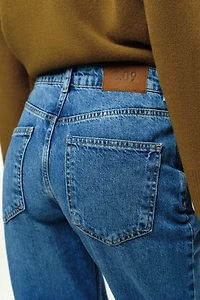 JEAN Z.09 DROIT CROISÉ TAILLE HAUTE COUPE LONGUE