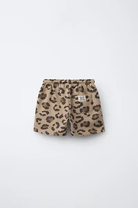 ANIMAL PRINT SHORTS