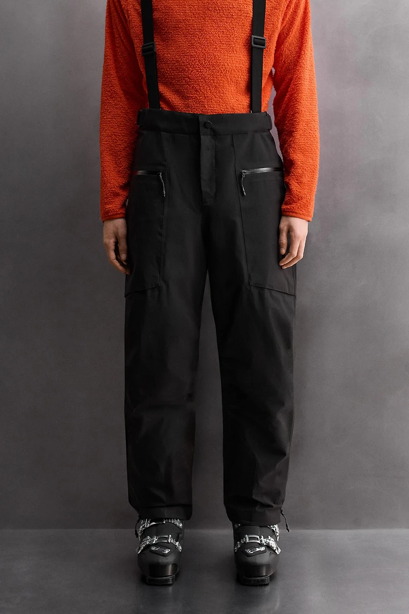RECCO® WATERPROOF SHELL PUFFER SKI PANTS