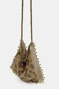 SEQUIN MINI BUCKET BAG