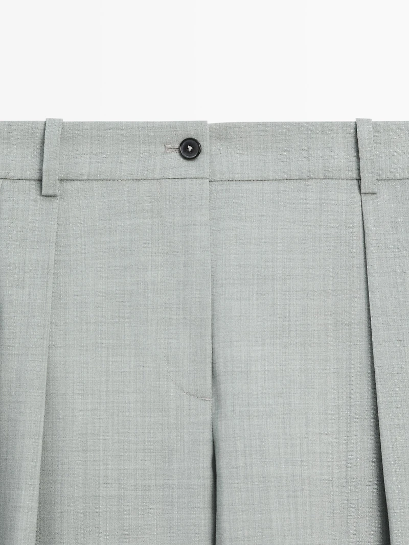 Pantalon fluide à pinces
