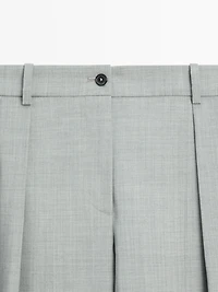 Pantalon fluide à pinces
