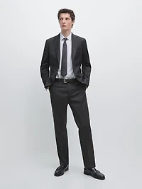 100% cool wool suit blazer