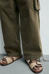 STRAPPY LEATHER SANDALS