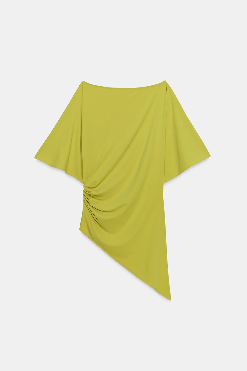 DRAPED ASYMMETRIC TOP