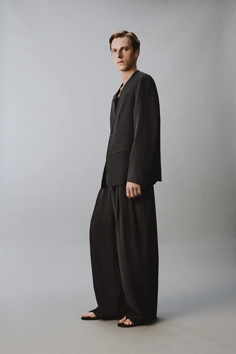 PANTALON DE COSTUME COUPE LARGE DÉCONTRACTÉE