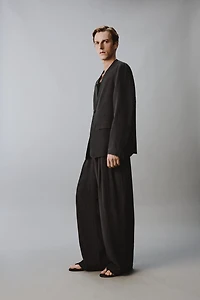 PANTALON DE COSTUME COUPE LARGE DÉCONTRACTÉE