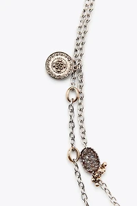 2-PACK HEART AND MEDALLION NECKLACES