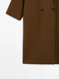 Manteau laine long