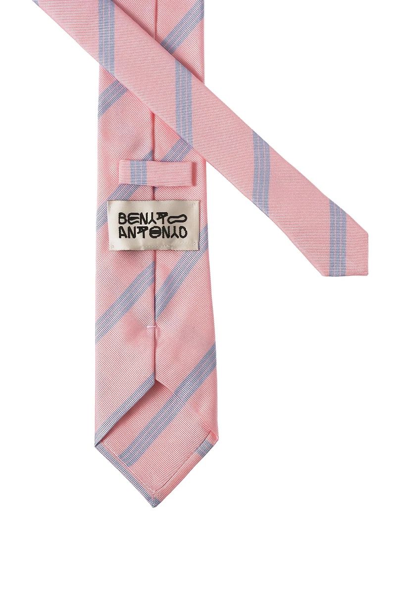 100% SILK STRIPED TIE