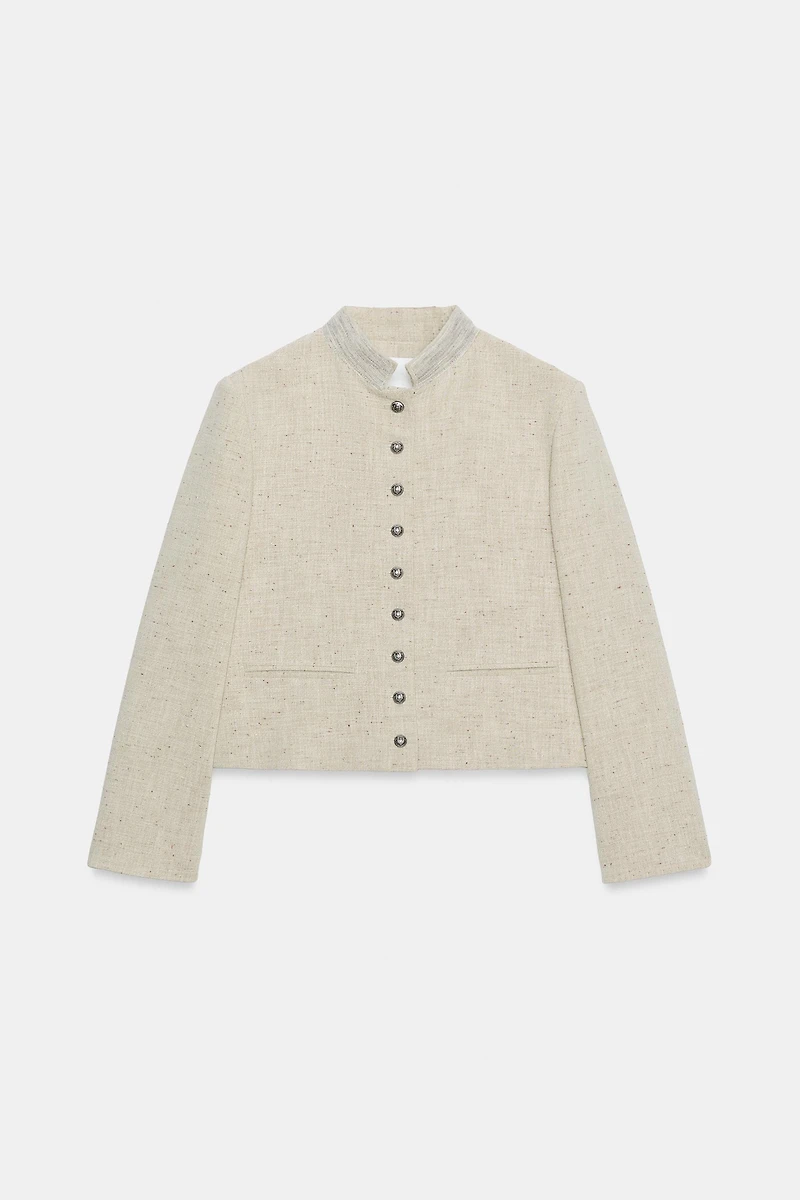 PLEATED BLAZER ZW COLLECTION