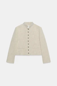 PLEATED BLAZER ZW COLLECTION