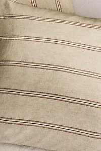 DYED THREAD STRIPED PILLOWCASE