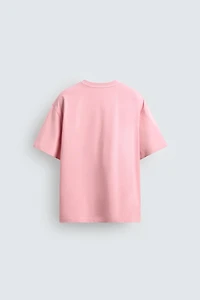 EMBROIDERED TEXT T-SHIRT