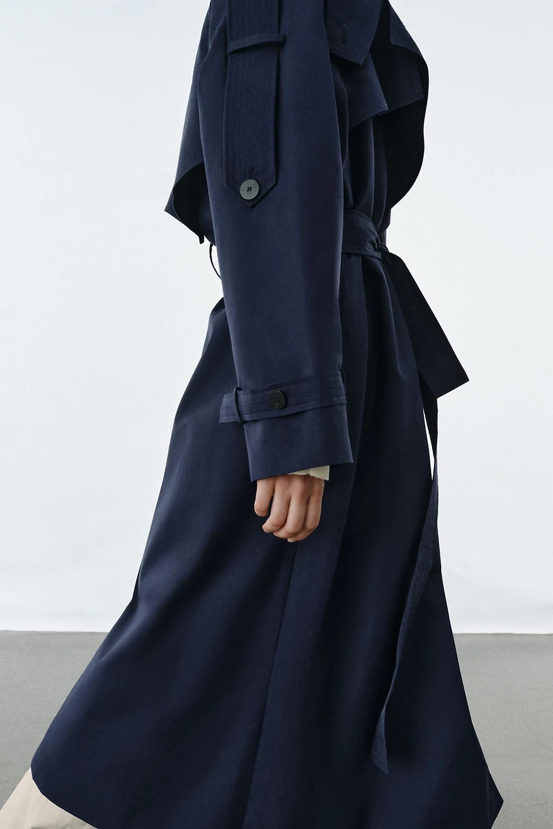 TRENCH OVERSIZE À CEINTURE ZW COLLECTION