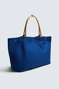 SAC SHOPPER DÉTAILS CUIR AARON LEVINE X ZARA