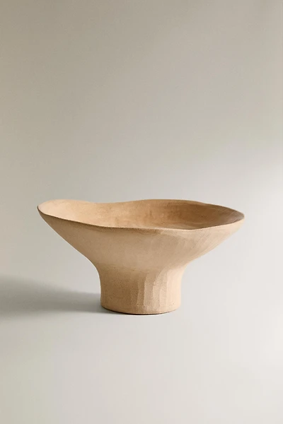 IRREGULAR CERAMIC BOWL WITH STAND