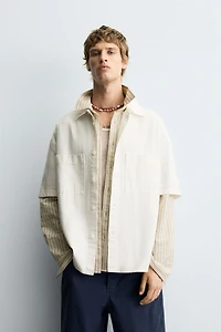 CHEMISE À IMPRIMÉ DÉLAVÉ