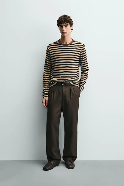 STRIPED LONG SLEEVE T-SHIRT
