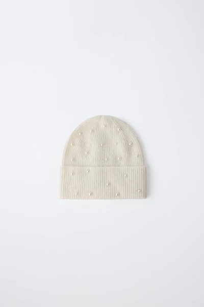 PEARL KNIT BEANIE