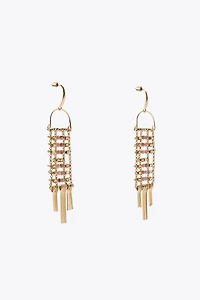 METAL BEAD EARRINGS