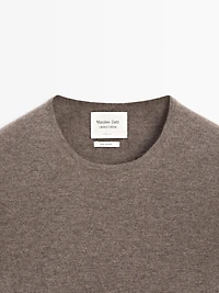 Pull col rond en maille de cachemire - LIMITED