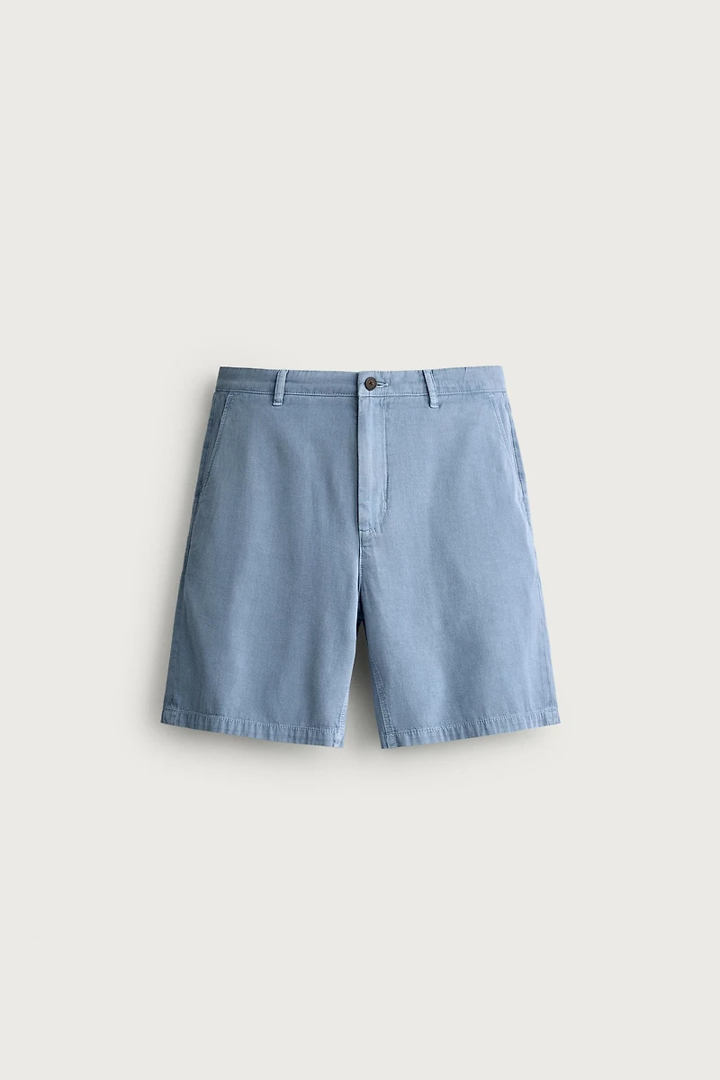 WASHED REGULAR FIT SHORTS