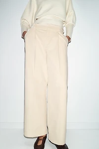 CORDUROY STRAIGHT LEG PANTS
