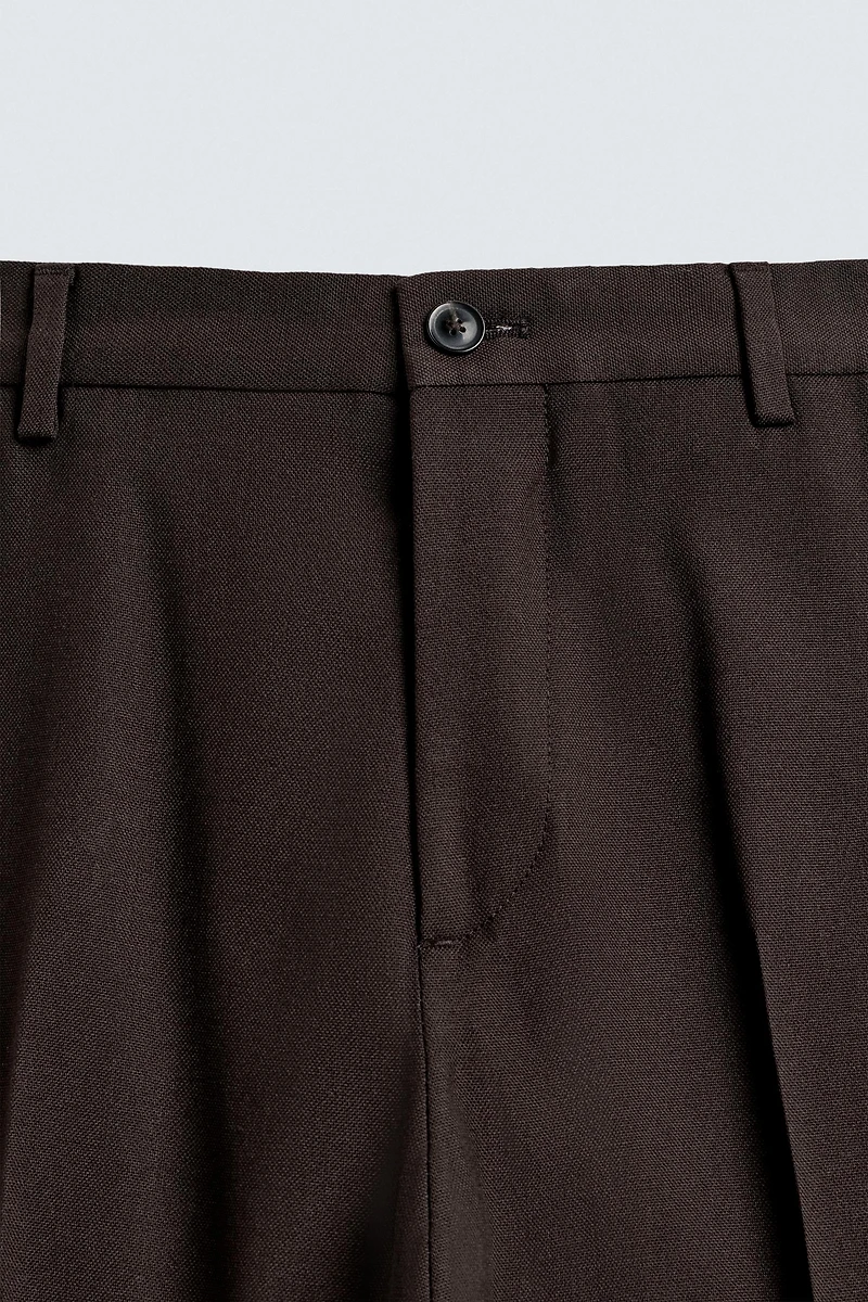WOOL SUIT PANTS