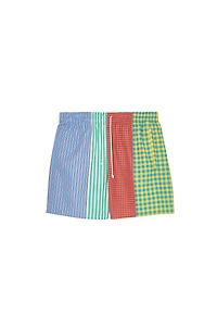 PATCHWORK SWIM TRUNKS