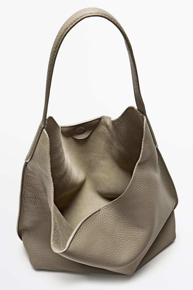 Medium nappa leather shoulder bag