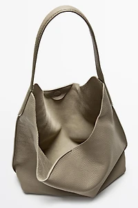 Medium nappa leather shoulder bag