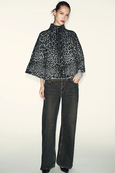 WIDE SLEEVE KNIT JUMPER