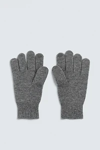 GANTS EN MAILLE LAINE ET CACHEMIRE