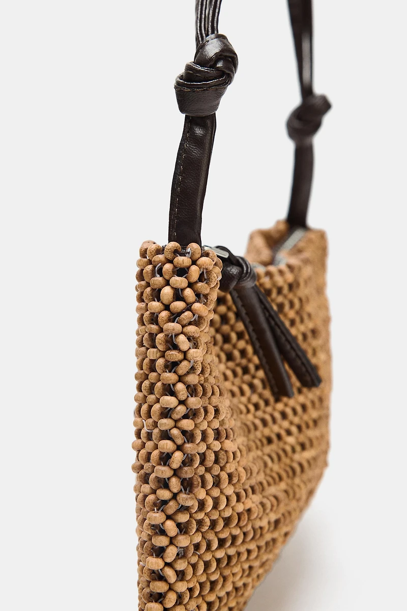 BEADED SHOULDER BAG