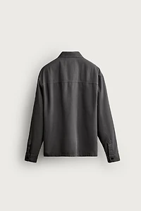 RELAXED FIT WASHED OVERSHIRT