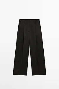 Pantalon fluide plissé