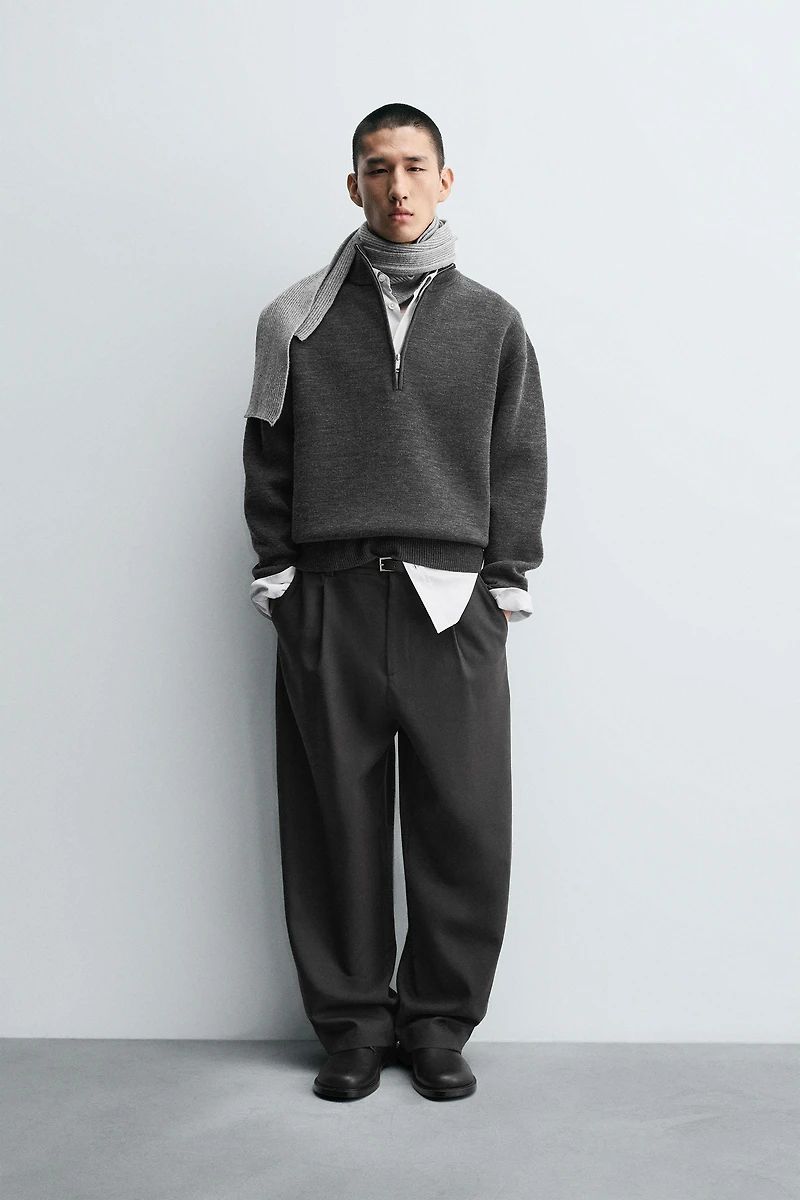 QUARTER-ZIP JUMPER