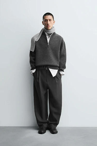 QUARTER-ZIP JUMPER