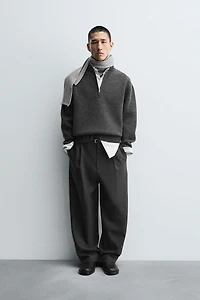 QUARTER-ZIP JUMPER