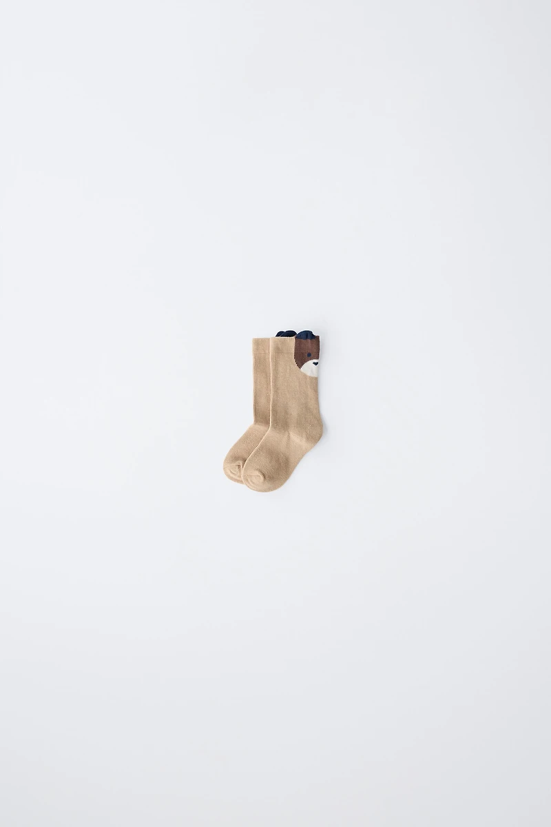 BEAR FACE SOCKS