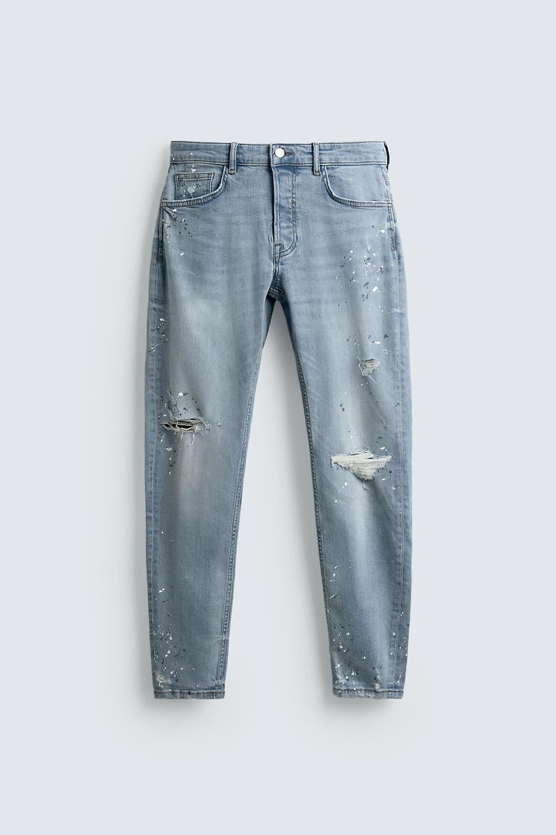 JEAN SKINNY FIT DÉCHIRÉ