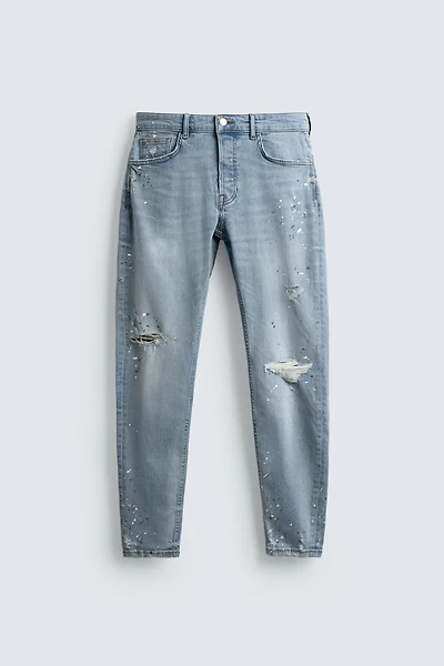 JEAN SKINNY FIT DÉCHIRÉ